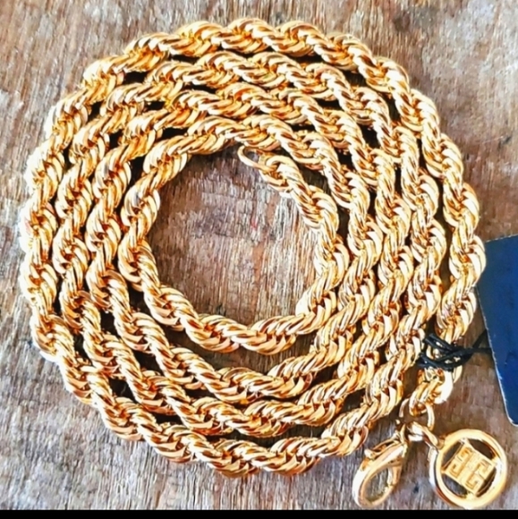 Authentic Vintage Givenchy Gold Necklace - Picture 3 of 5
